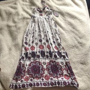 Around the neck tie dress